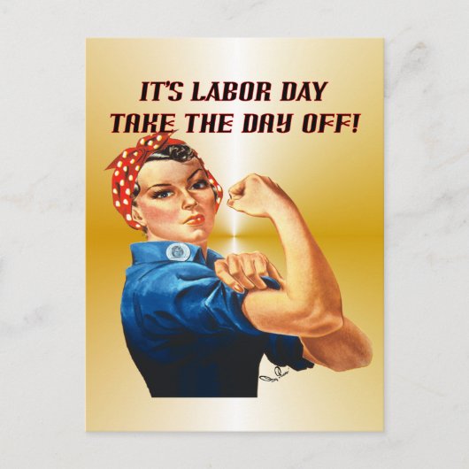 Take the Day Off Postcard Briefkaart (Voorkant)