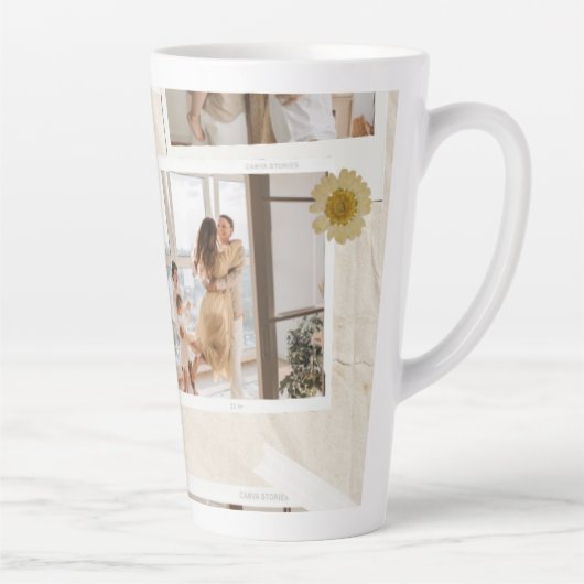 #"TakeaSip, TakeaBreak"LatteMug Latte Mok (Rechts)