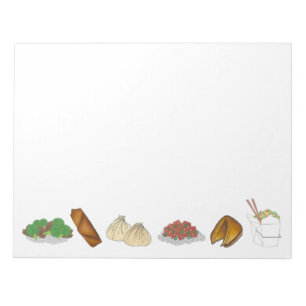 Takeaway Chinese Restaurant Takeout Food Cuisine Notitieblok