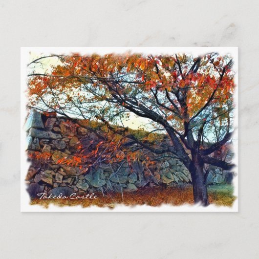 Takeda Castle ポストカード Briefkaart (Voorkant)