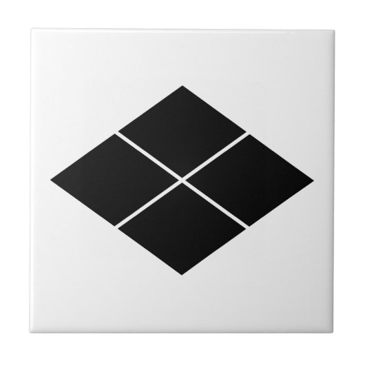 Takeda rhombus tegeltje (Voorkant)