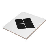 Takeda rhombus tegeltje (Zijkant)