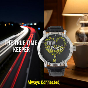 Takel Vrouw: Hart van Kettingen Horloge