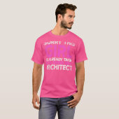 Taken Architect Architectuur T-shirt (Voorkant volledig)