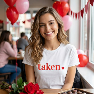 Taken Heart Minimalistisch Koppel Liefde  Tri-Blend Shirt