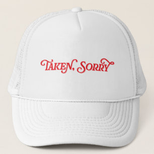 Taken Sorry Bruid Hoedje Baseballpet Bruids Cadeau Trucker Pet