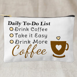 Takenlijst koffieliefhebbers wit bruin etui