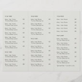 Takeout | Gray Logo Restaurant Takeaway Menu (Achterkant)