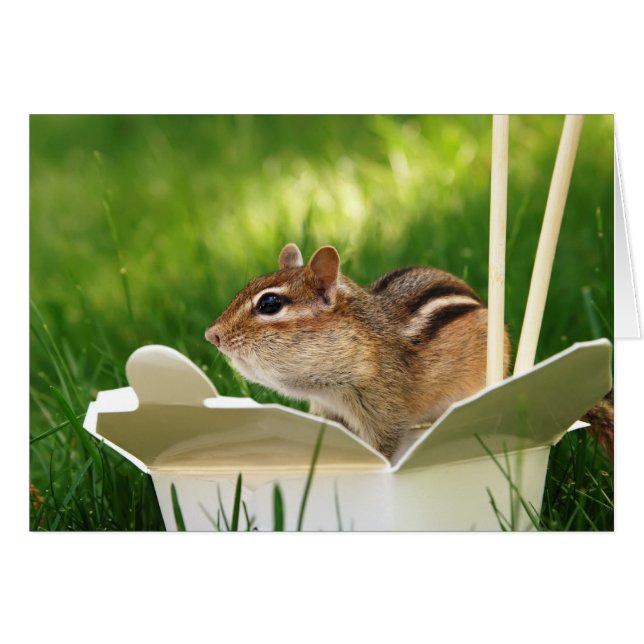 Takeout Loving Chipmunk (Voorkant Horizontaal)