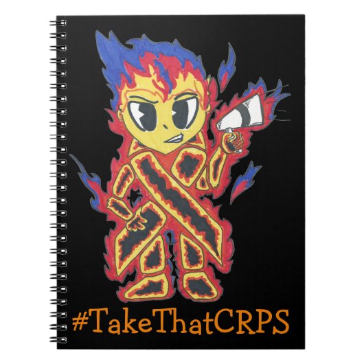 #TakethatCRPS-laptop Notitieboek (Voorkant)