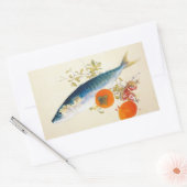 Takeuchi Seiho - Autumn Fattens Fish and Ripens Rechthoekige Sticker (Envelop)