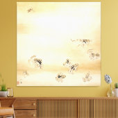 Takeuchi Seihō Een fijne dag tijdens het regenseiz Canvas Afdruk (Insitu (Woonkamer))