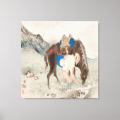 Takeuchi Seiho: Seihō jūni Fuji, PL.06 (1894) Canvas Afdruk (Voorkant)