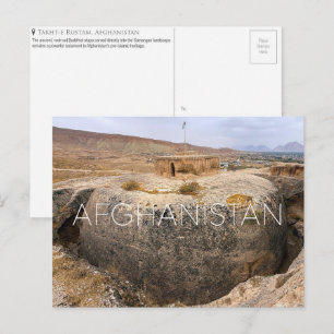 Takht-e-Rustam, Afghanistan Reisansichtkaart Briefkaart
