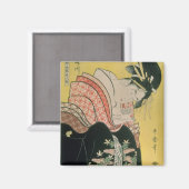 Takigawa uit het Tea-House, Ogi Magneet (Voorkant / Achterkant)