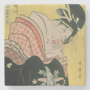 Takigawa uit het Tea-House, Ogi Stenen Onderzetter