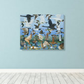 Taking Off 1996 Canvas Afdruk (Insitu (Houten vloer))