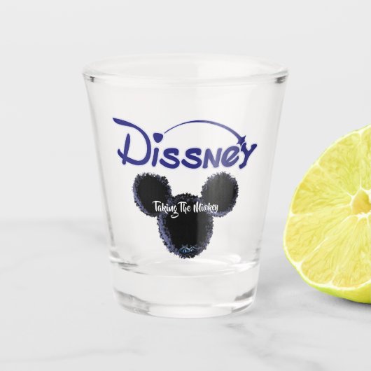 Taking the Mickey Shot Glas (Voorkant)