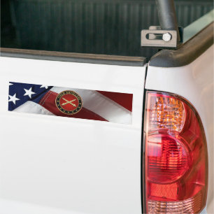 Takkartilleriet Branch Insignia Speciale Editie Bumpersticker