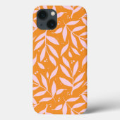 takken - oranje en roze Hoesje-Mate iPhone Case-Mate iPhone Case (Achterkant)