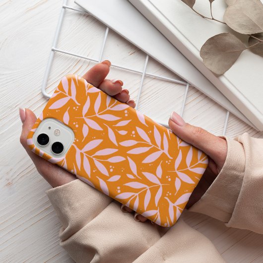 takken - oranje en roze Hoesje-Mate iPhone Case-Mate iPhone Case