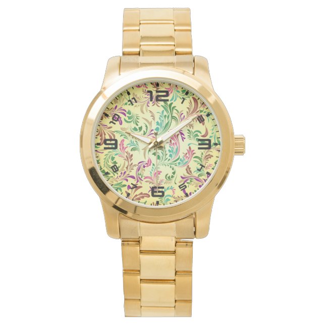 Takken Patroon Ontwerp-78466 Horloge (Voorkant)