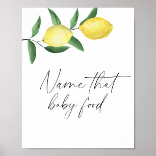 Takkentjes citroenen - wat een naam voor babyvoeds poster