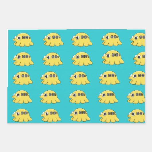 Tako Bus Wrapping Paper Flat Sheet Set van 3 TEST (Voorkant)