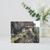 taktsang bhutan briefkaart (Staand voorkant)