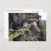 taktsang bhutan briefkaart (Voorkant / Achterkant)