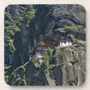 Taktsang-klooster op de klif, Paro, Bhutan Drankjes Onderzetter