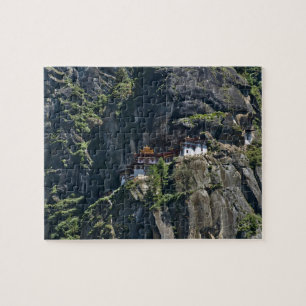 Taktsang-klooster op de klif, Paro, Bhutan Legpuzzel