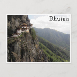 taktsang paro bhutan briefkaart