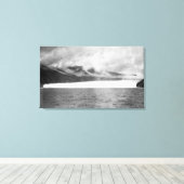 Taku Glacier, nabij Juneau, Alaska-foto Canvas Afdruk (Insitu (Houten vloer))