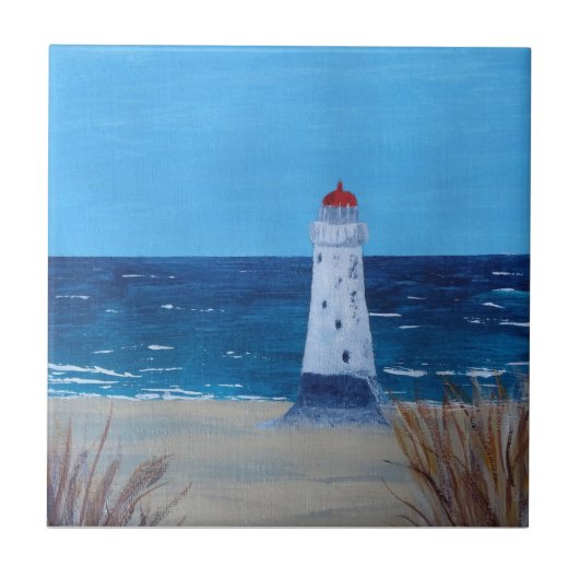 Talacre Lighthouse Tegeltje (Voorkant)
