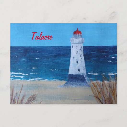 Talacre Lighthouse Wales briefkaart (Voorkant)