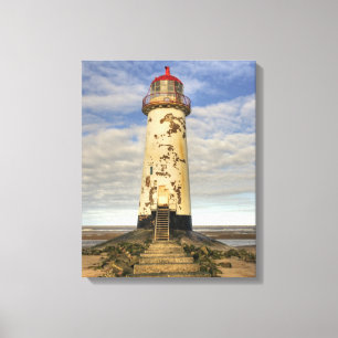 Talacre The Point of Ayr Lighthouse Canvas Afdruk