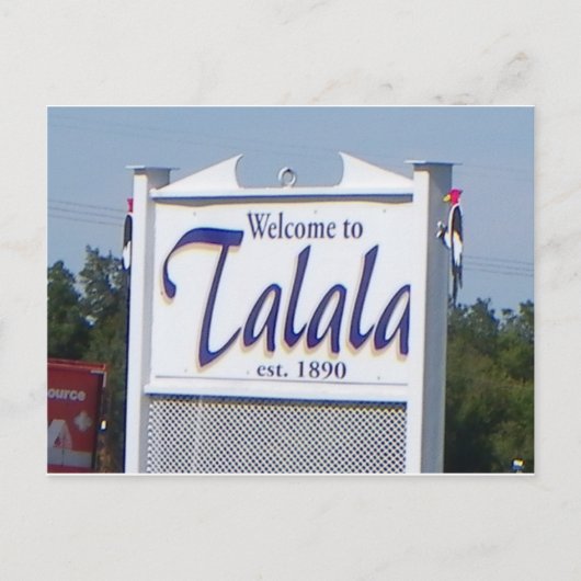 Talala, carte postale CORRECTE d'Affiche de (Devant)
