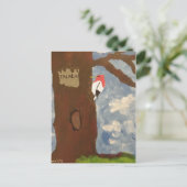 Talala Red-Headed Woodpecker Briefkaart (Staand voorkant)