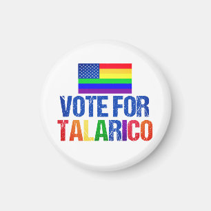 Talarico Regenboog Amerikaanse Vlag 2026 Verkiezin Magneet