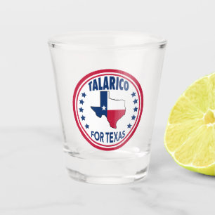 Talarico voor Texas Patriottische Verkiezing Shot Glas