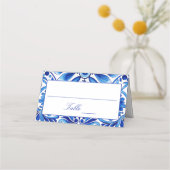 Talavera Azulejo blauw tegels bruiloft (Voorkant)