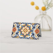  Talavera Azulejo blauw tegels bruiloft (Achterkant)