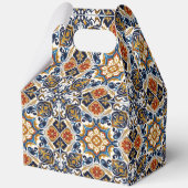 Talavera Azulejo blauw tegels bruiloft Bedankdoosjes (Achterkant)