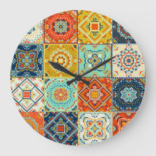 Talavera, Azulejos, Turks mozaïekbehang. Grote Klok