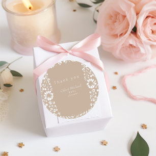 Talavera-baby shower ronde sticker