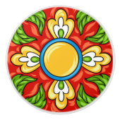 Talavera Carrelage en céramique Bouton de tiroir (Devant)