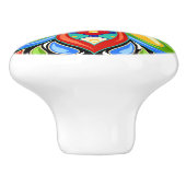 Talavera Carrelage en céramique Bouton de tiroir (Côté)