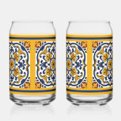 Talavera Daisy Tiles Blikvorm Glas (Rechts)