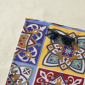 Talavera Design-1 Beach Towel Strandlaken (In situ)